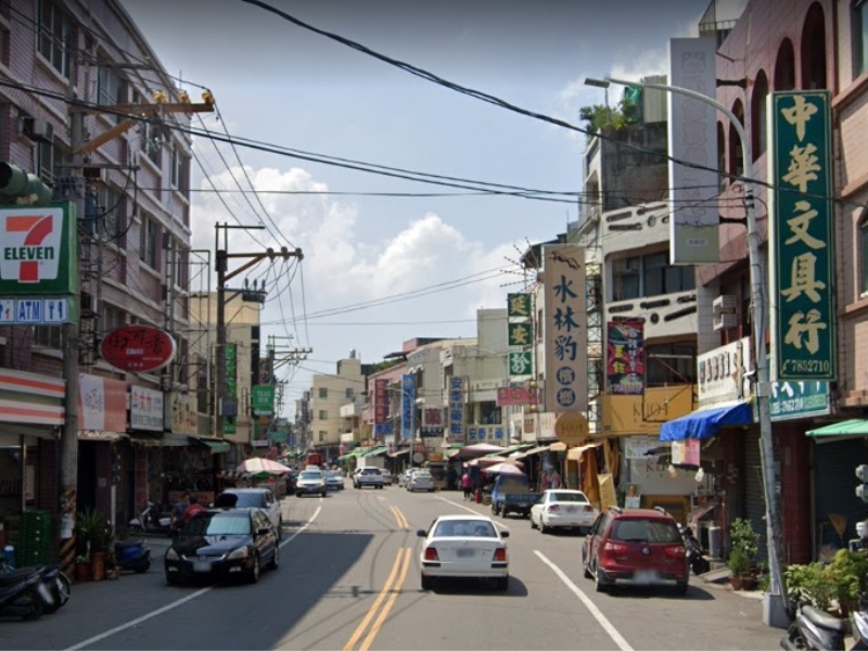 雲林水林鄉公所建地1071坪  市中心超商餐飲集中區